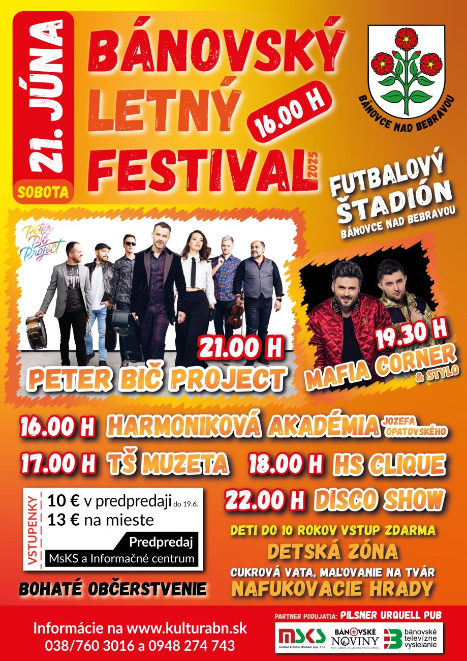Bánovský letný festival 2025