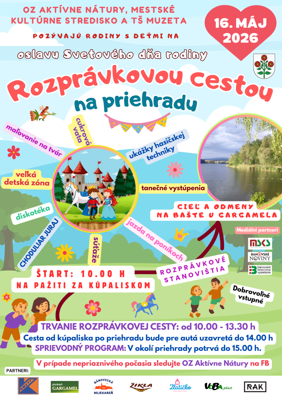 Rozprávkovou cestou na priehradu Bánovce nad Bebravou