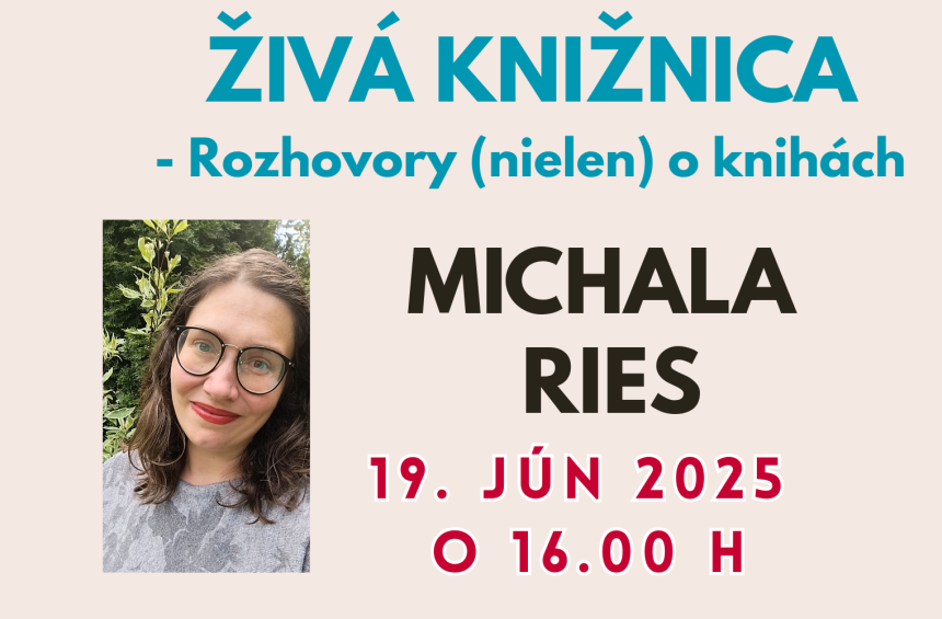 Živá knižnica s Michalou Ries Bánovce nad Bebravou