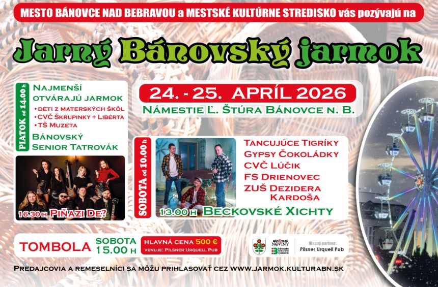 Jarný bánovský jarmok 2026
