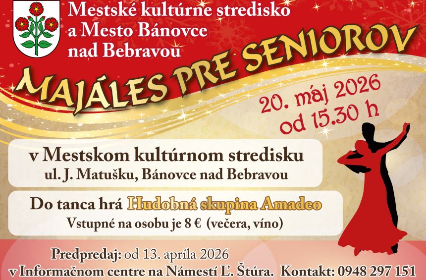 Majáles pre seniorov Bánovce nad Bebravou